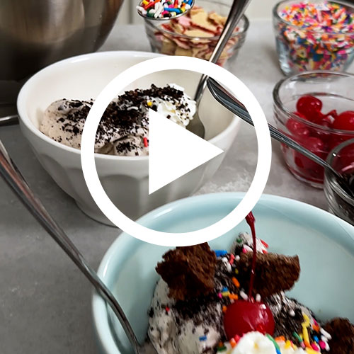 Play Mint Chocolate Chip Blended Ice Cream Video