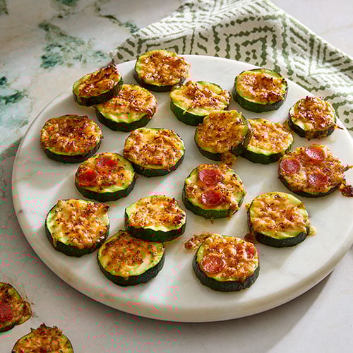 Mini Zucchini Pizzas