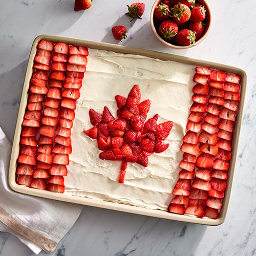 Maple Leaf Dessert Pizza
