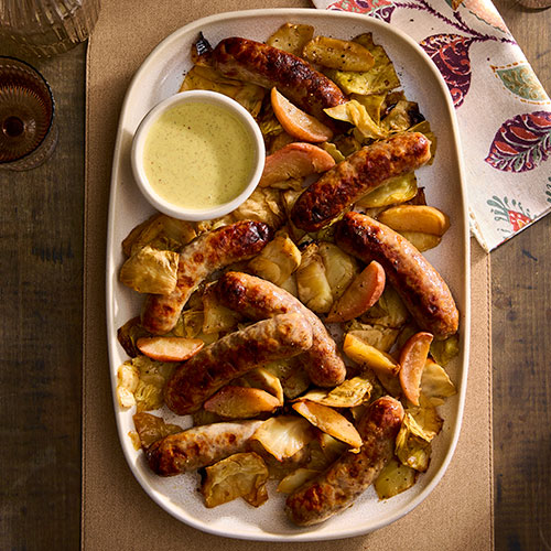 Sausage & Cabbage Bake