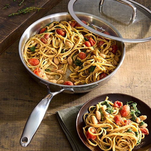 Tuscan White Bean Pasta