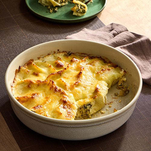 Alfredo Stuffed Shells