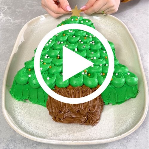 Play Tree-Shaped Decorated Cake  Video