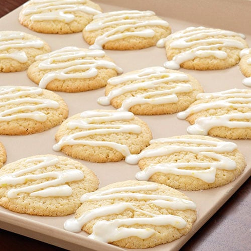 Lemon-Glazed Sugar Cookies