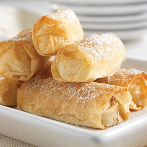 Apple-Ginger Egg Rolls