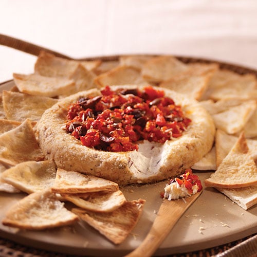 Baked Mediterranean Cheese Spread