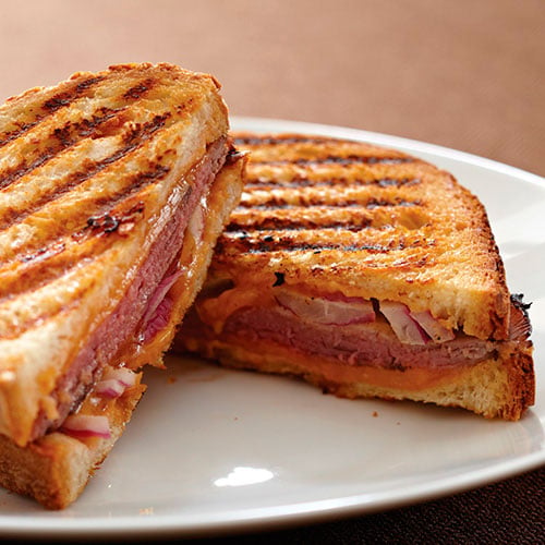 Barbecue Beef Panini Sandwiches