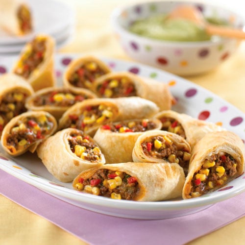 Cheesy Tex-Mex Roll-Ups