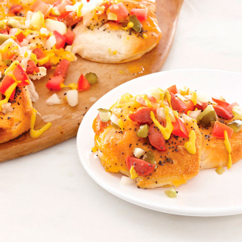 Chicago-Style Hot Dog Bites