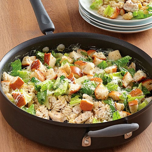 Chicken Caesar Salad Skillet