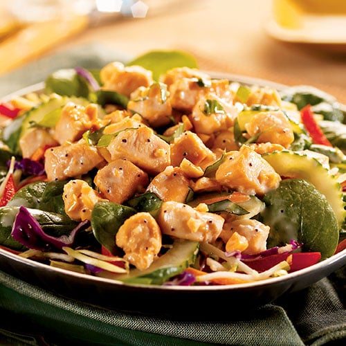 Chicken Curry Stir-Fry Salad