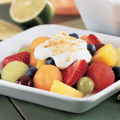 Fruit Salad with Cool Lime Dressing