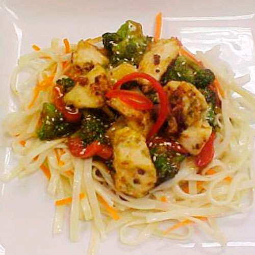 Glazed Sesame Chicken Stir-Fry