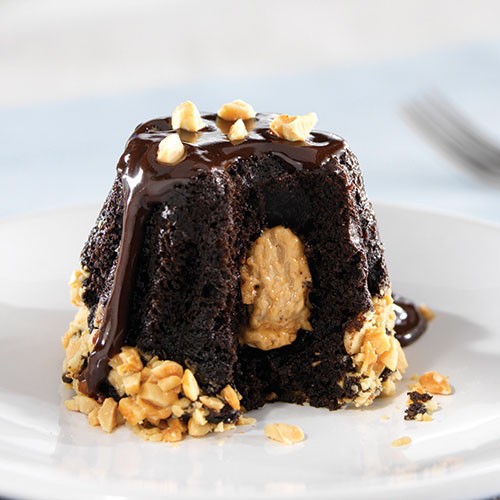 Gooey Chocolate Mini Cakes