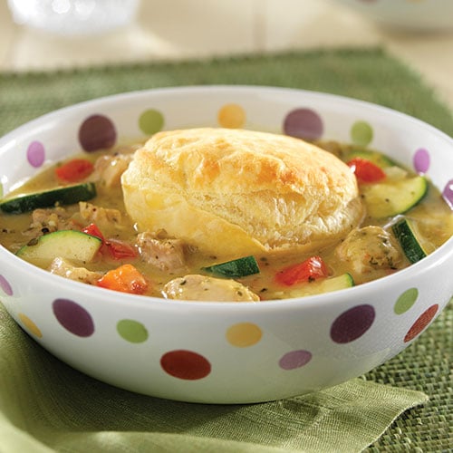 Greek Chicken Pot Pies