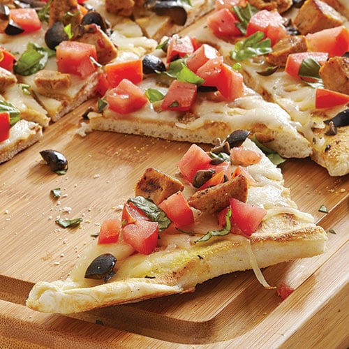 Grilled Mediterranean Pizza