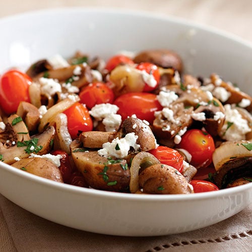 Grilled Mushroom & Onion Basket