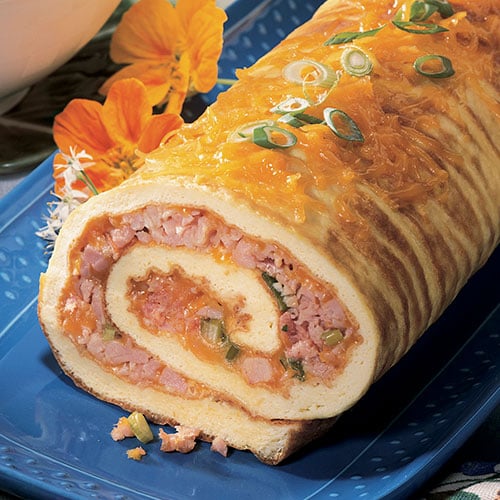 Ham & Cheese Omelet Roll