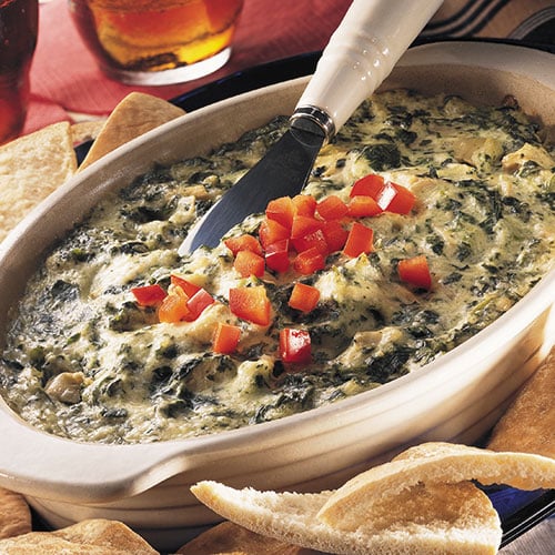 Hot Artichoke and Spinach Spread