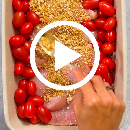 Play Italian Chicken with Roasted Tomatoes Video