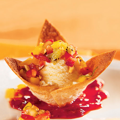 Mango Salsa Sundaes