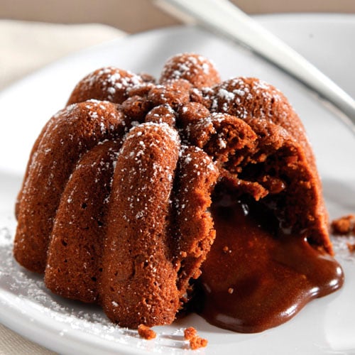 Molten Chocolate Mini Cakes Recipes