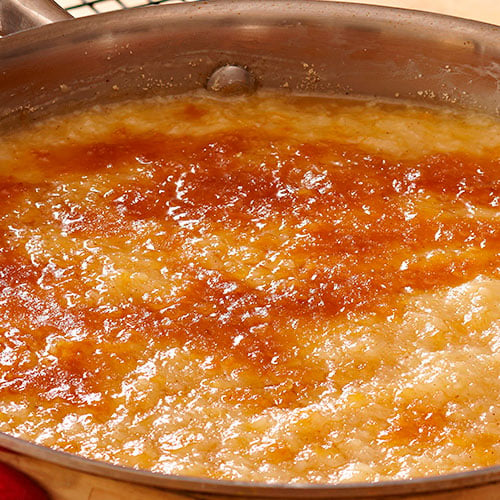 Rice Pudding Brûlée