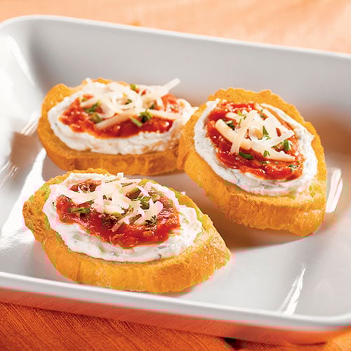 Savory Cheese Crostini