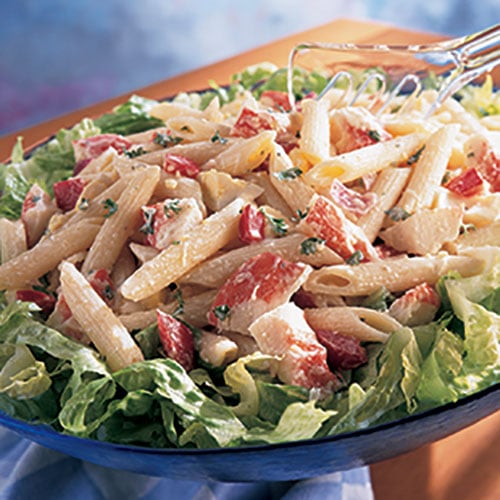 Seafood Caesar Pasta Salad