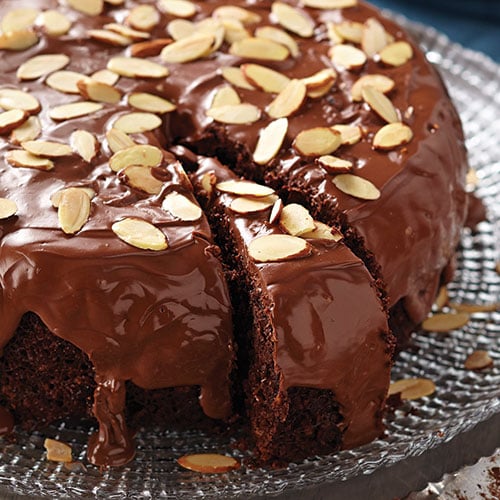 Heavenly Chocolate Almond Cake