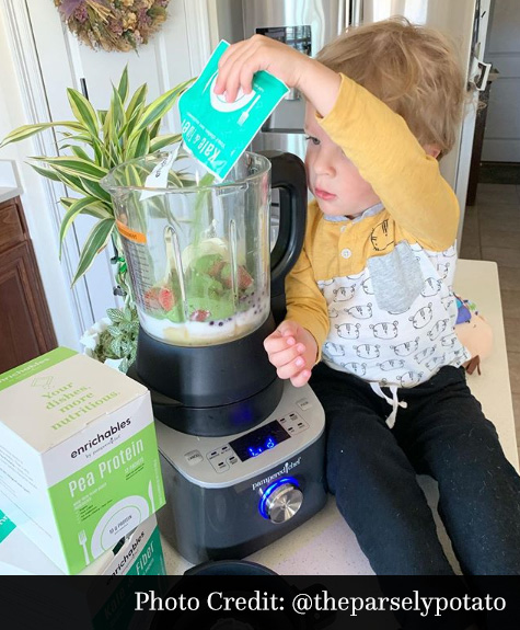 Using Kale & Fiber Enrichables in a recipe