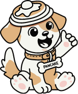 cartoon pancake the puppy